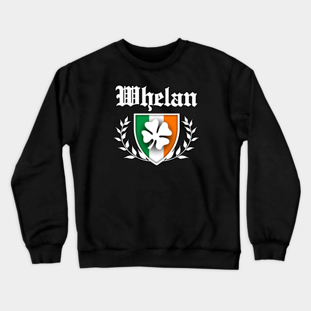 Whelan Shamrock Crest Crewneck Sweatshirt by robotface